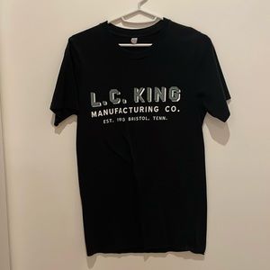 L.C King / Pointer Brand Black T Shirt